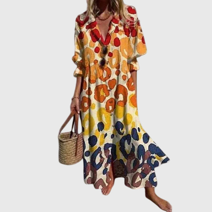 Minerva | Elegant Bohemian Maxi Dress