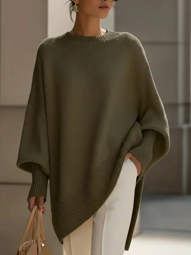 Mona | Cozy Oversized Knit Poncho Sweater