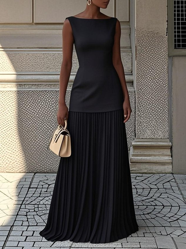 Serena™ | Pleated Maxi Dress