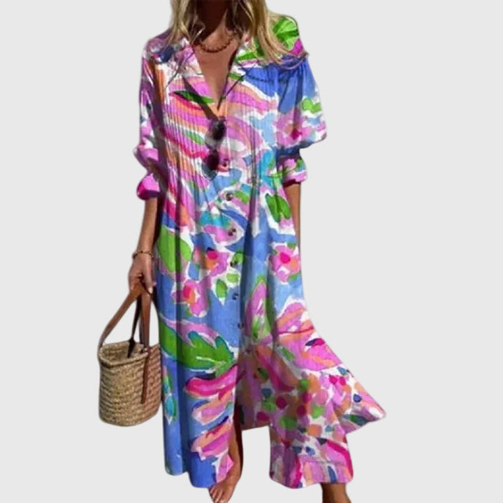 Minerva | Elegant Bohemian Maxi Dress